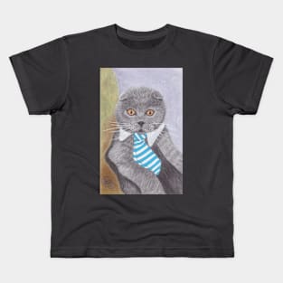 Mr Cat Kids T-Shirt